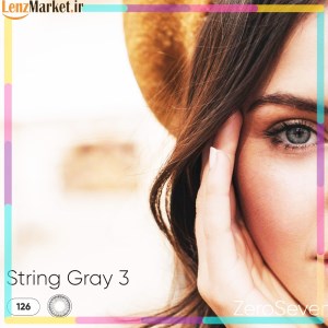لنز رنگی زیروسون string gray126