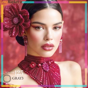 لنز رنگی زیرو سون gray 125